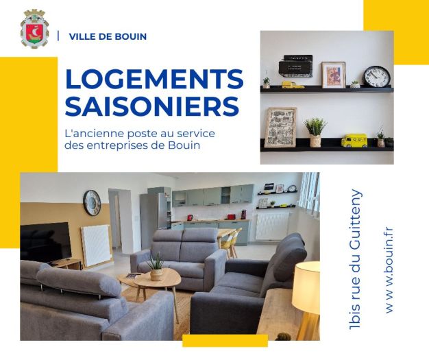 LOGEMENT SAISONNIERS - BOUIN